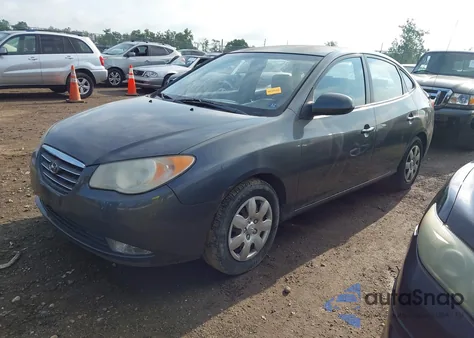 2007 Hyundai Elantra Gls/Limited/Se from USA, damaged, VIN KMHDU46D97U108333